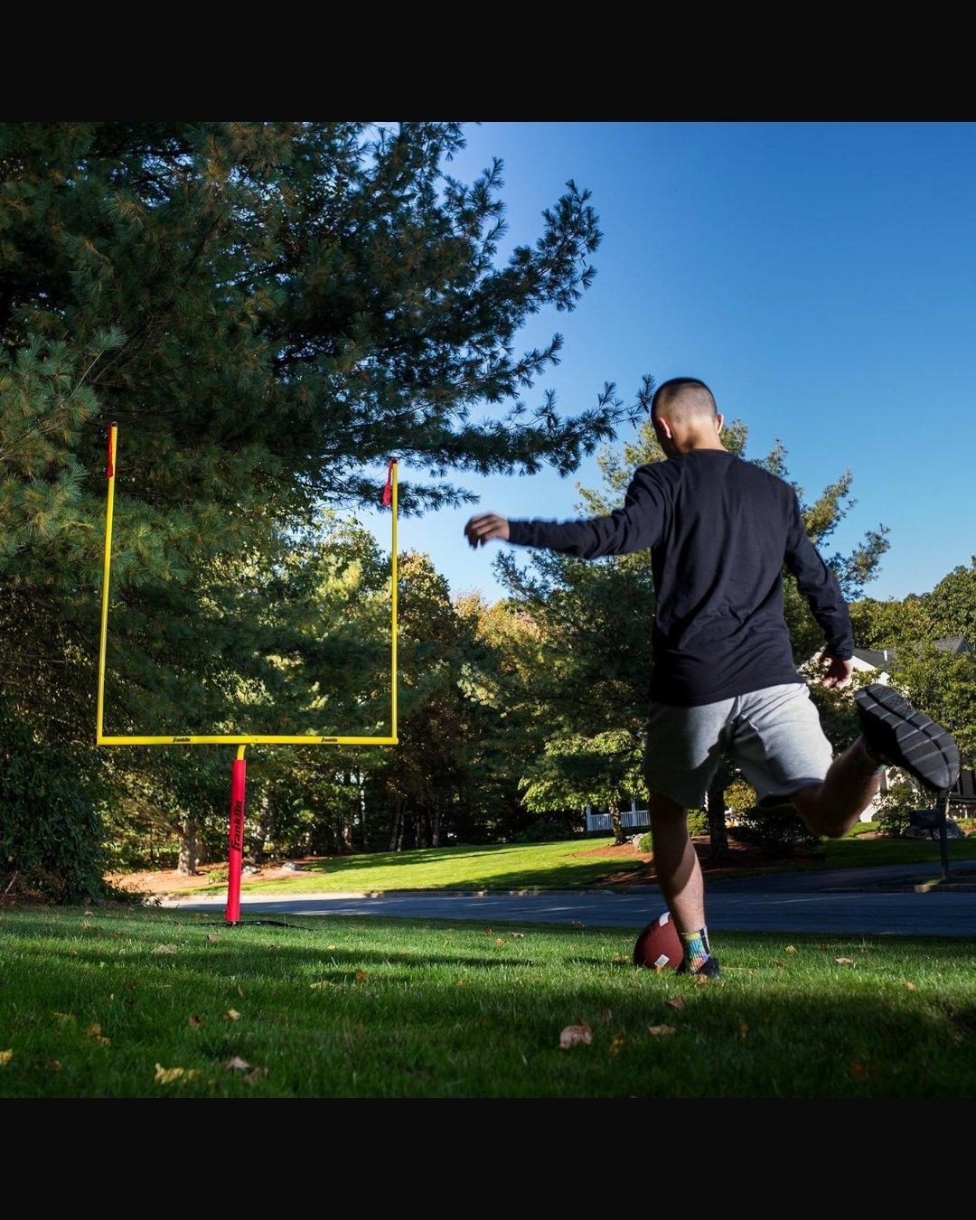 Football Target & Goal Post Combo