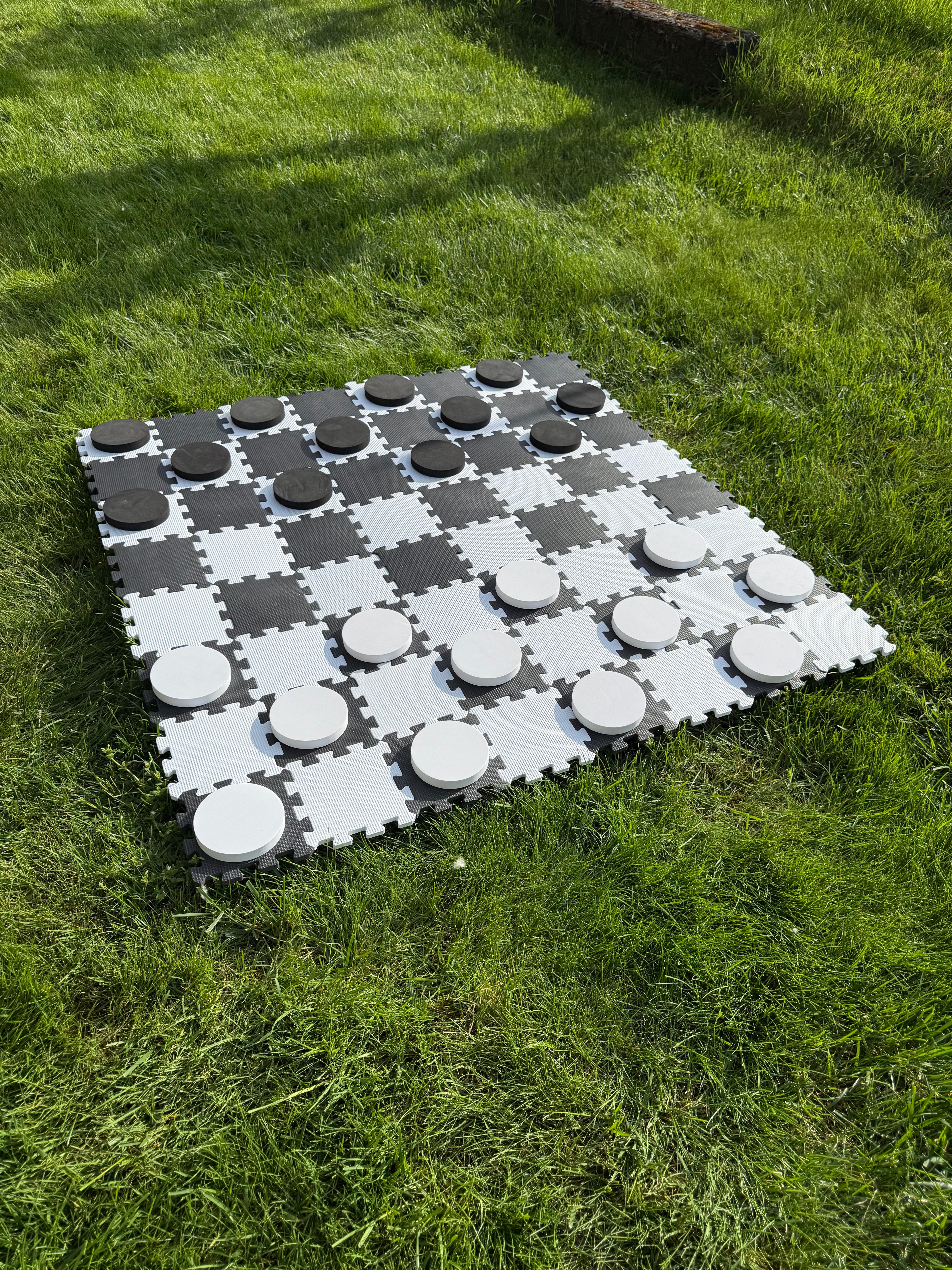 Giant Checkers & Jenga Combo