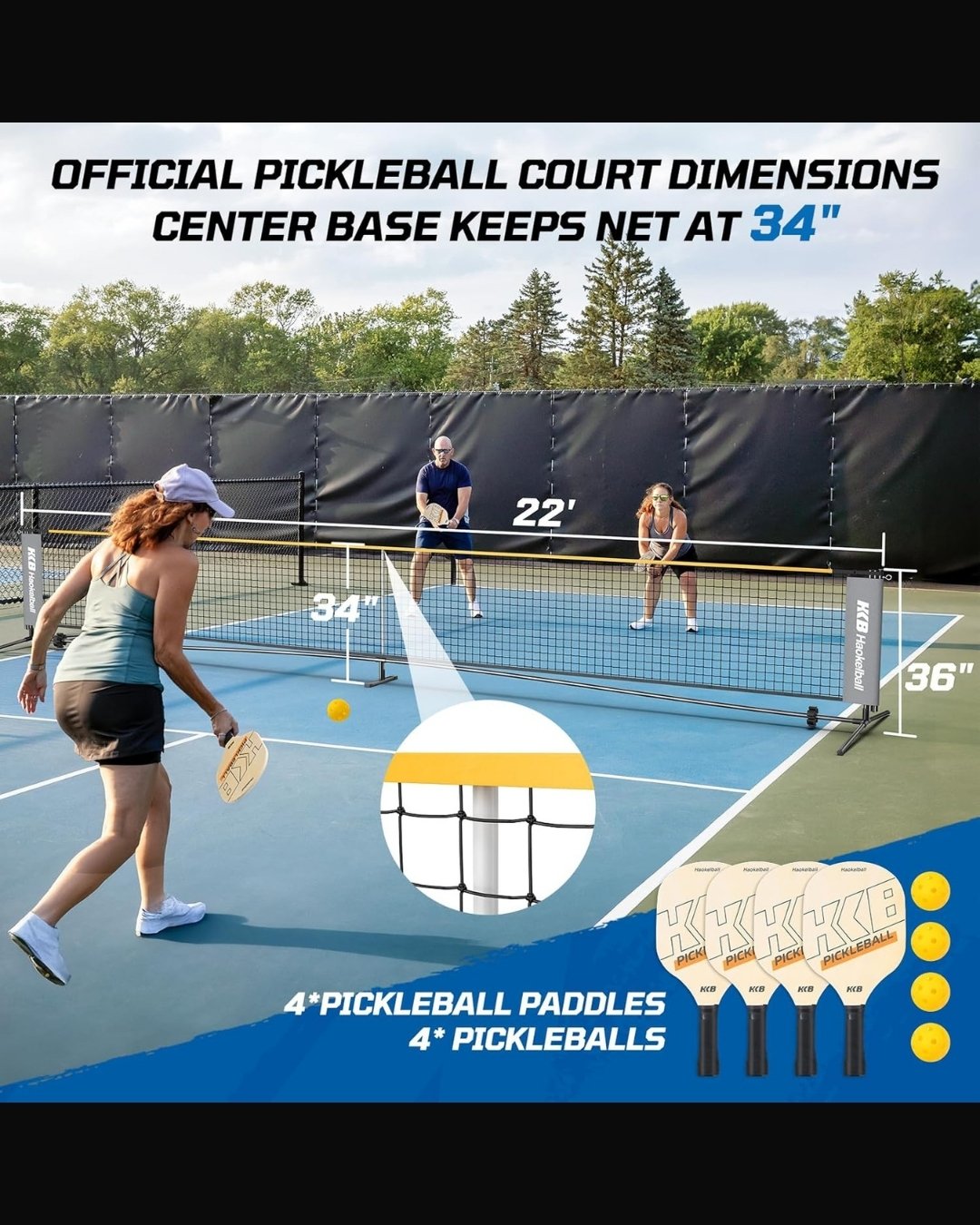 Pickleball 22' Net
